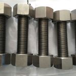 никелова сплав 400 en2.4360 изцяло резбова пръчка с крепежни гайки