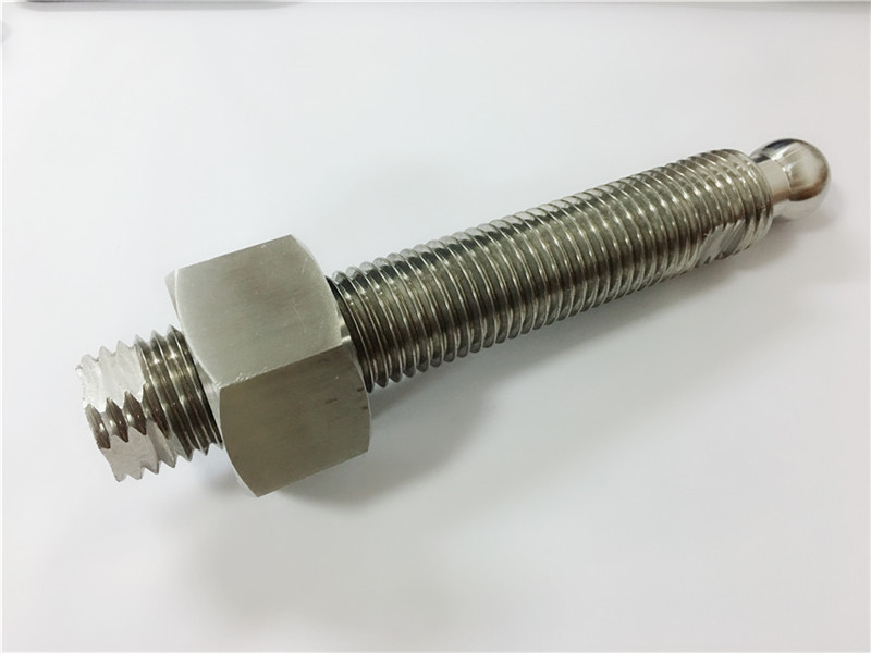 персонализирани висококачествени cnc стругове за завъртане на титаниеви топчета за закрепване