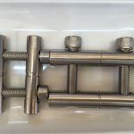 ansi 316ti / bg 1.4571, 317l / b 1.4438 серия от части от неръждаема стомана, свързваща пръчка